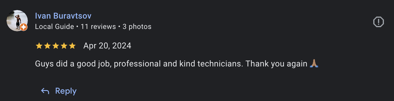 Google review 3