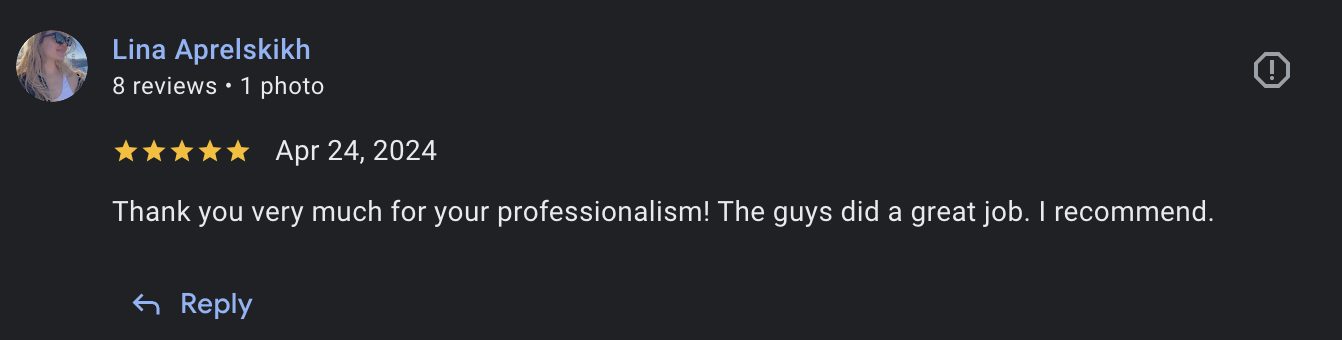 Google review 4